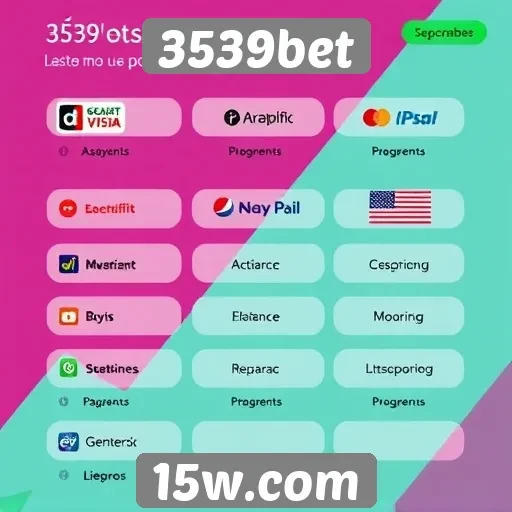 Métodos de pagamento disponíveis no 3539bet